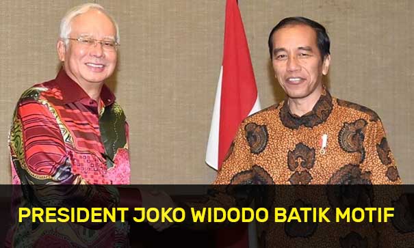 President Joko Widodo Batik motif
