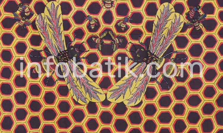 Batik Indonesia Motif Lebah
