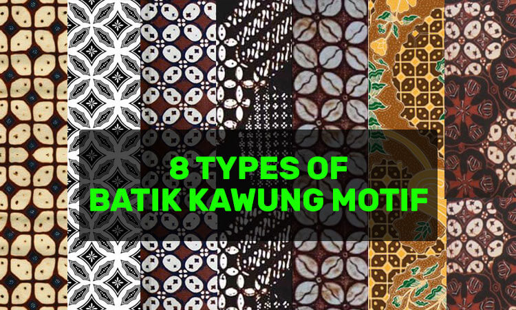 8 types of batik kawung motif