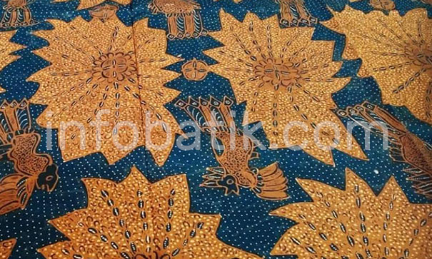 Batik Indonesia Motif Daun Tempayang